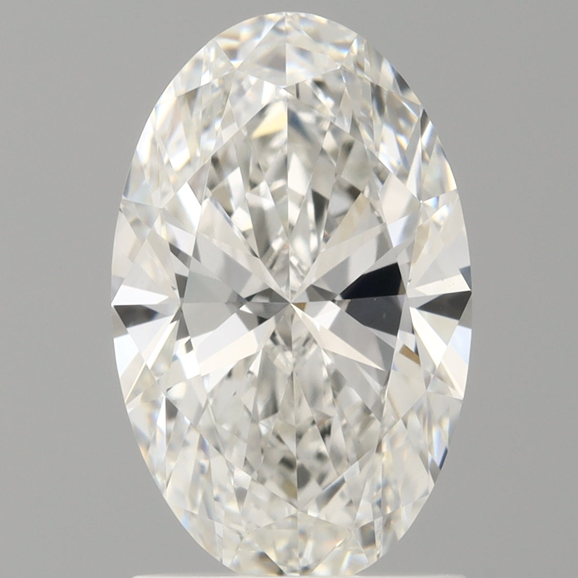 1.54 Carat Oval Shaped, Ideal Cut, F Color, VVS2 Clarity, IGI Certified Lab Grown Diamond