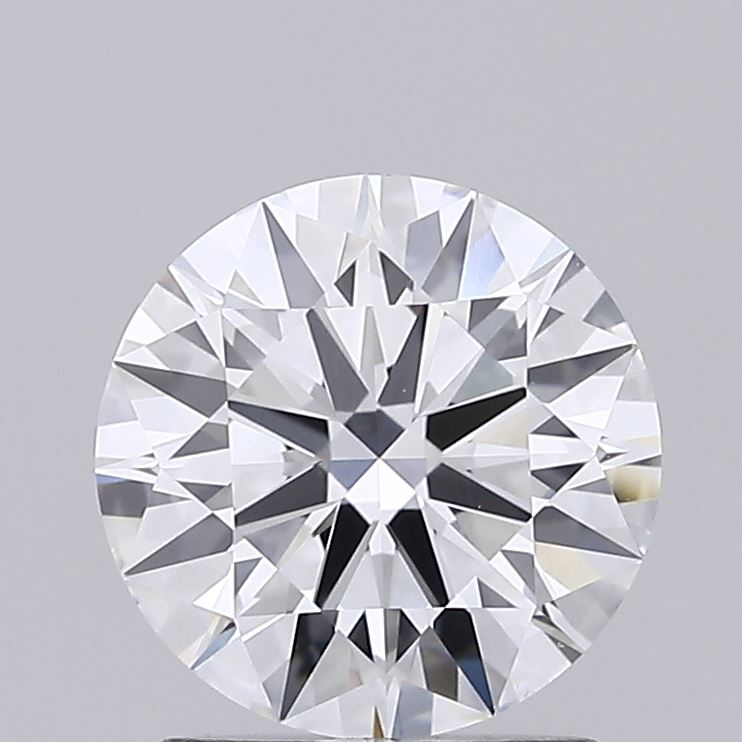 1.55 Carat Round Shaped, Ideal Cut, D Color, VVS2 Clarity, IGI Certified Lab Grown Diamond