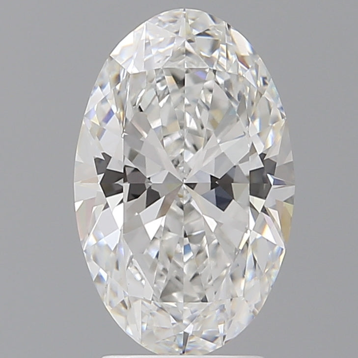 3.10 Carat Oval Shaped, Ideal Cut, E Color, VVS2 Clarity, IGI Certified Lab Grown Diamond