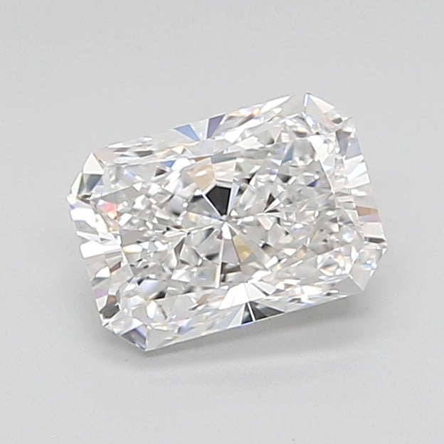 2.15 Carat Radiant Shaped, Excellent Cut, D Color, VVS1 Clarity, IGI Certified Lab Grown Diamond