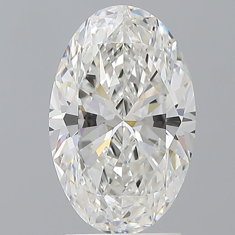 2.55 Carat Oval Shaped, Ideal Cut, E Color, VVS2 Clarity, IGI Certified Lab Grown Diamond