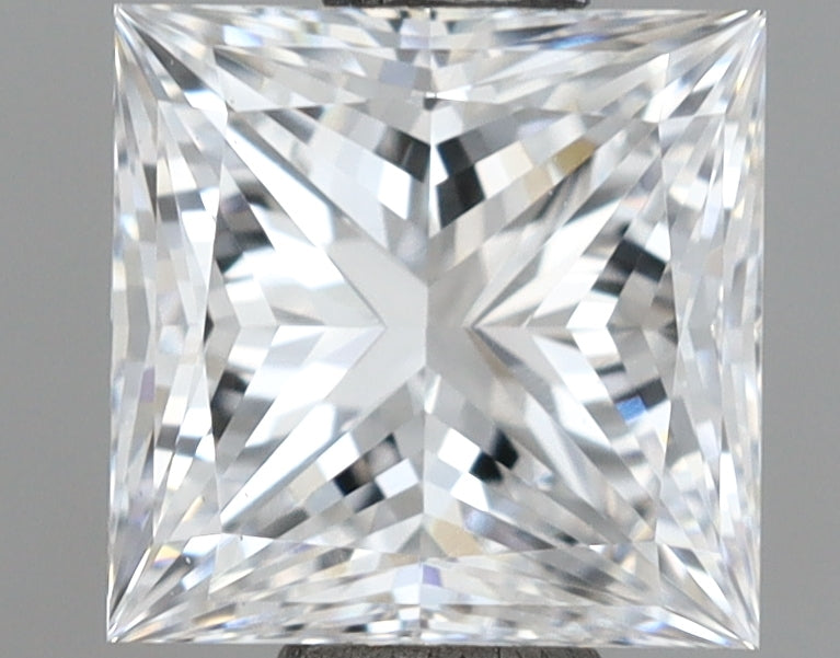 1.03 Carat Princess Shaped, Ideal Cut, D Color, VVS1 Clarity, IGI Certified Lab Grown Diamond