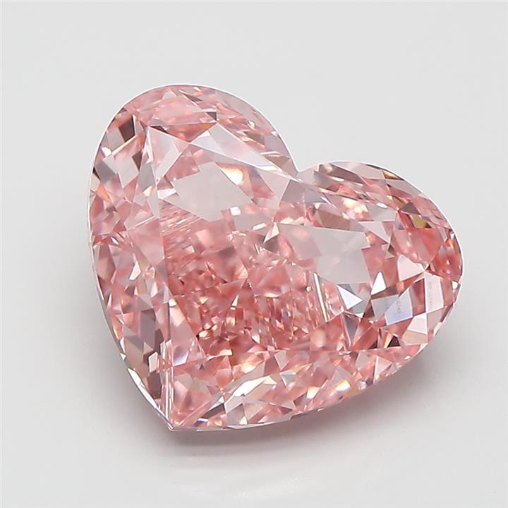 5.05 Carat Heart Shaped, Excellent Cut, VS1 Clarity, IGI Certified Lab Grown Diamond