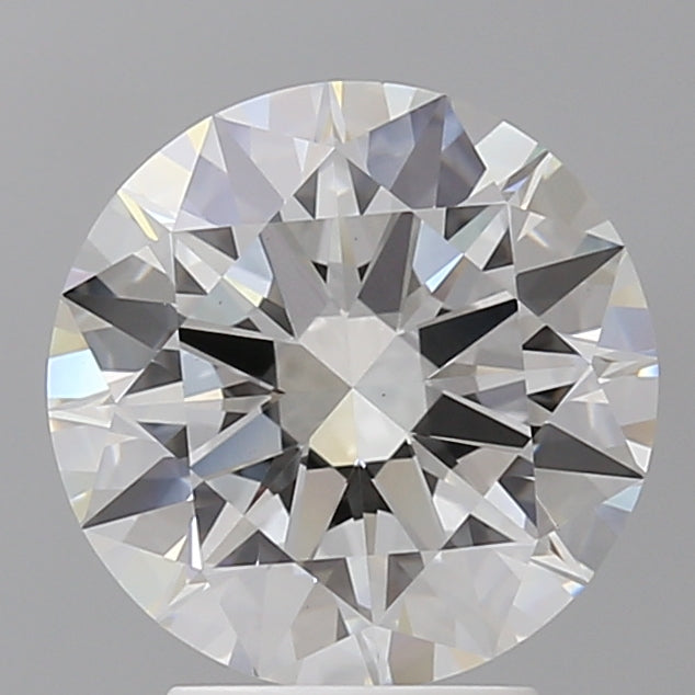 3.54 Carat Round Shaped, Ideal Cut, F Color, VVS2 Clarity, IGI Certified Lab Grown Diamond