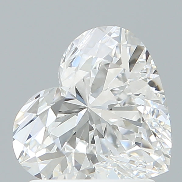 1.51 Carat Heart Shaped, Ideal Cut, D Color, VVS2 Clarity, IGI Certified Lab Grown Diamond