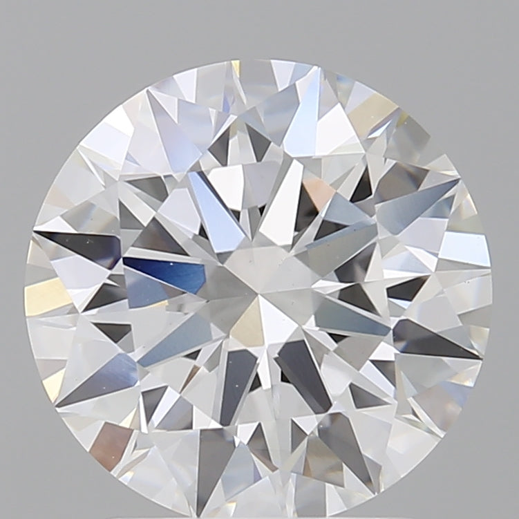 2.50 Carat Round Shaped, Ideal Cut, E Color, VVS2 Clarity, IGI Certified Lab Grown Diamond