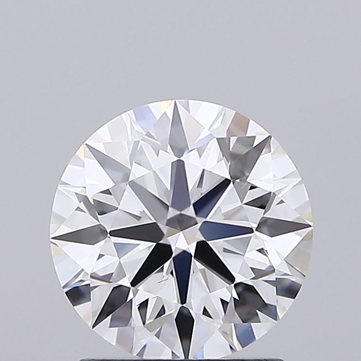 1.54 Carat Round Shaped, Ideal Cut, D Color, VS2 Clarity, IGI Certified Lab Grown Diamond