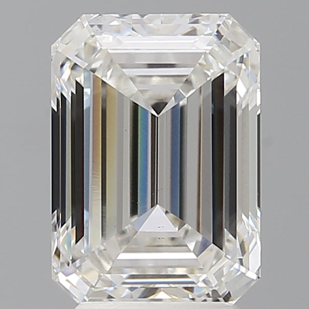 3.57 Carat Emerald Shaped, Ideal Cut, E Color, VS1 Clarity, IGI Certified Lab Grown Diamond