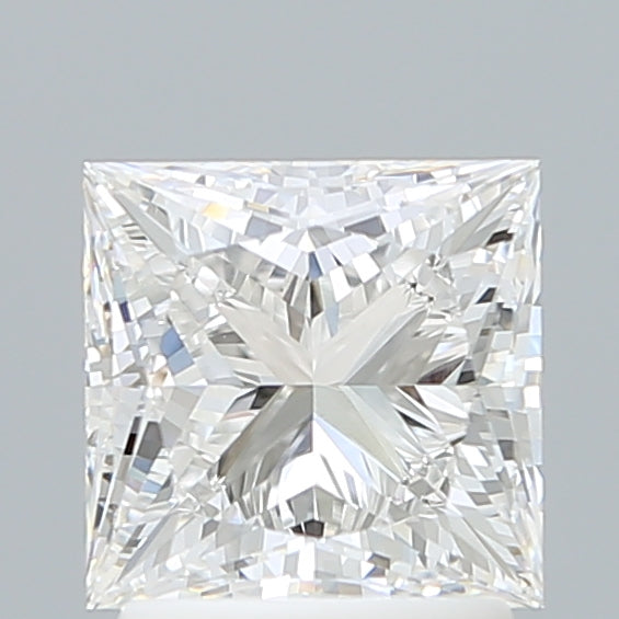 2.00 Carat Princess Shaped, Ideal Cut, E Color, VVS2 Clarity, IGI Certified Lab Grown Diamond