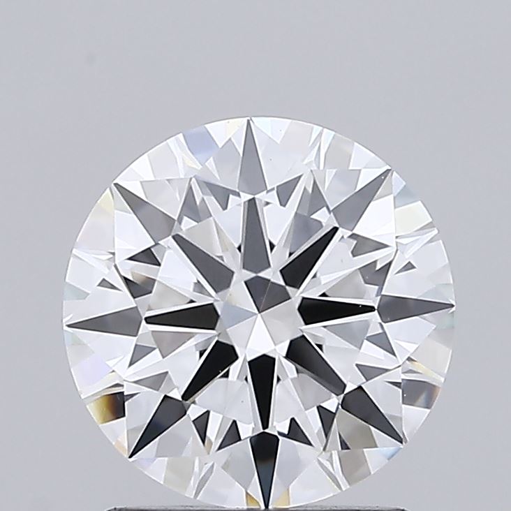 1.57 Carat Round Shaped, Ideal Cut, D Color, VS1 Clarity, IGI Certified Lab Grown Diamond