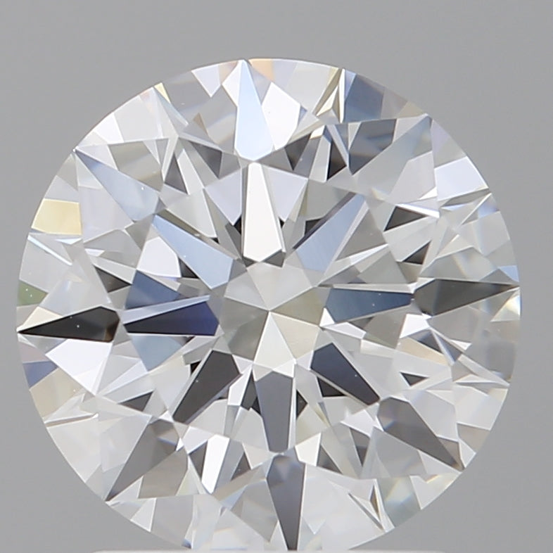 2.10 Carat Round Shaped, Ideal Cut, E Color, VVS2 Clarity, IGI Certified Lab Grown Diamond