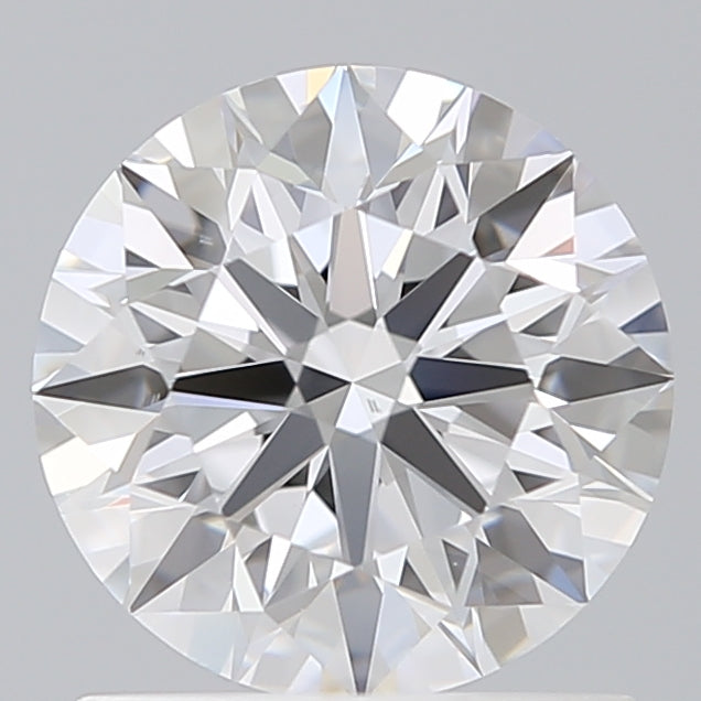 1.24 Carat Round Shaped, Ideal Cut, D Color, VS2 Clarity, IGI Certified Lab Grown Diamond
