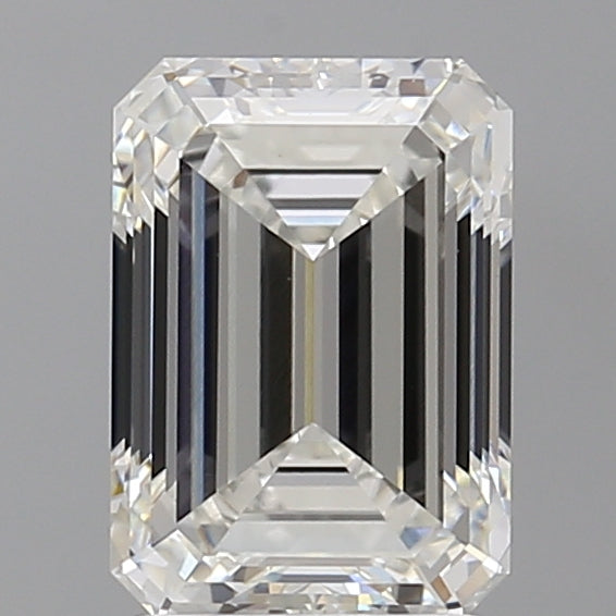 2.49 Carat Emerald Shaped, Ideal Cut, F Color, VVS2 Clarity, IGI Certified Lab Grown Diamond
