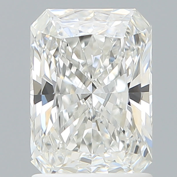 1.53 Carat Radiant Shaped, Ideal Cut, F Color, VVS2 Clarity, IGI Certified Lab Grown Diamond