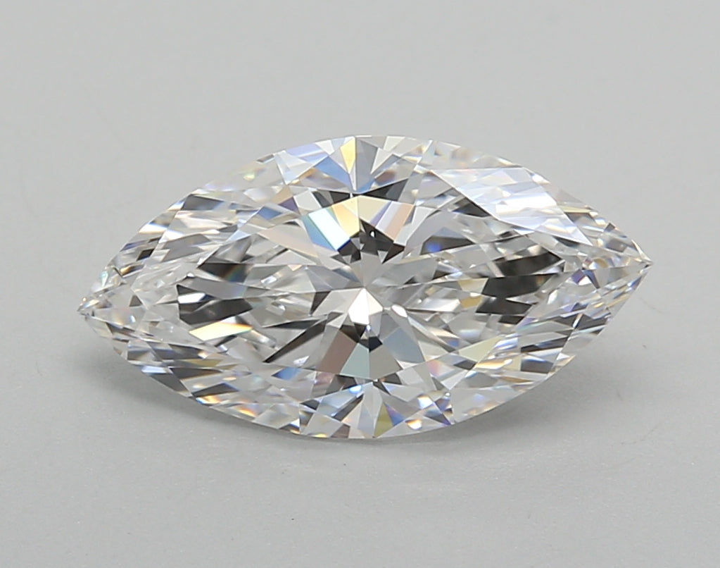 2.02 Carat Marquise Shaped, Excellent Cut, E Color, VVS2 Clarity, IGI Certified Lab Grown Diamond