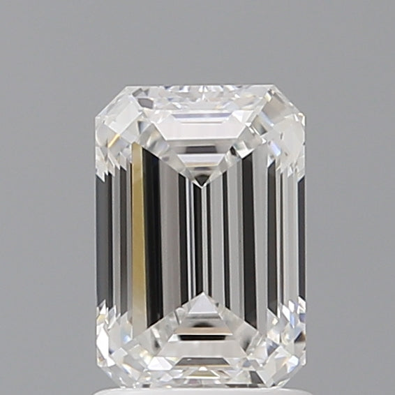 1.54 Carat Emerald Shaped, Ideal Cut, E Color, VVS2 Clarity, IGI Certified Lab Grown Diamond