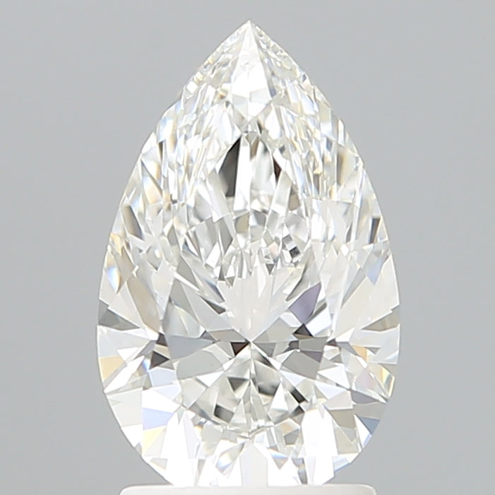 2.07 Carat Pear Shaped, Excellent Cut, E Color, VVS2 Clarity, IGI Certified Lab Grown Diamond