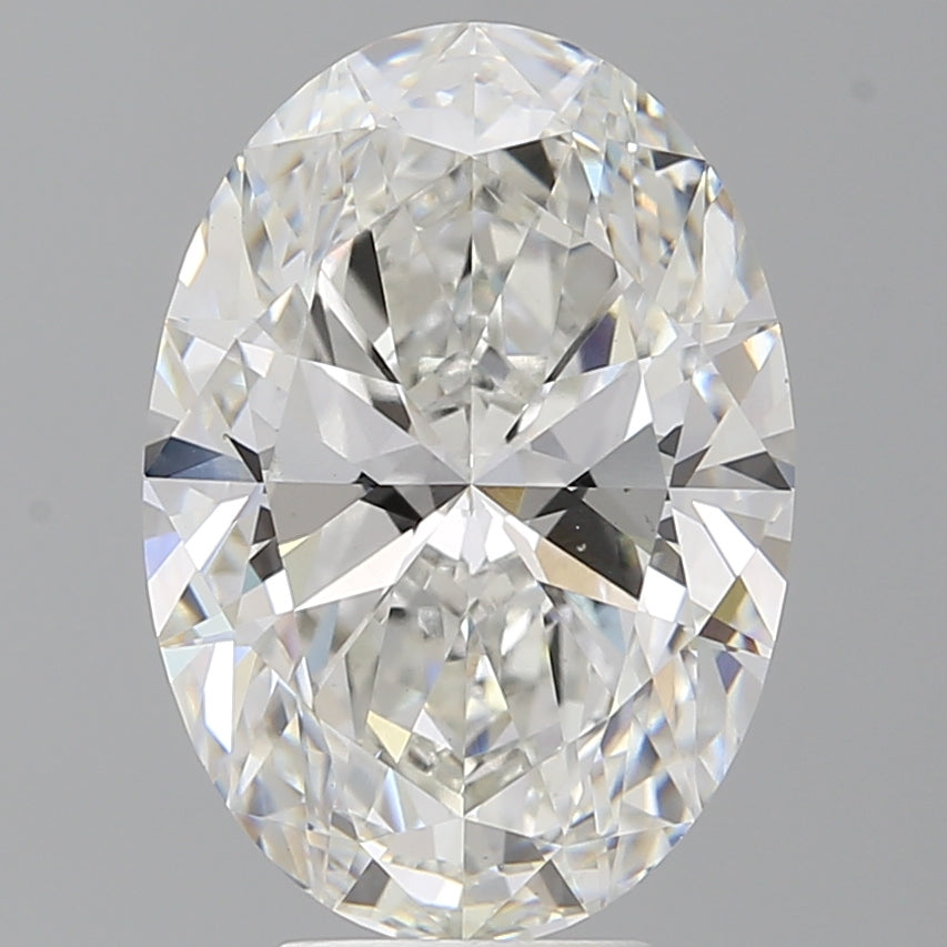 6.10 Carat Oval Shaped, Ideal Cut, F Color, VVS2 Clarity, IGI Certified Lab Grown Diamond