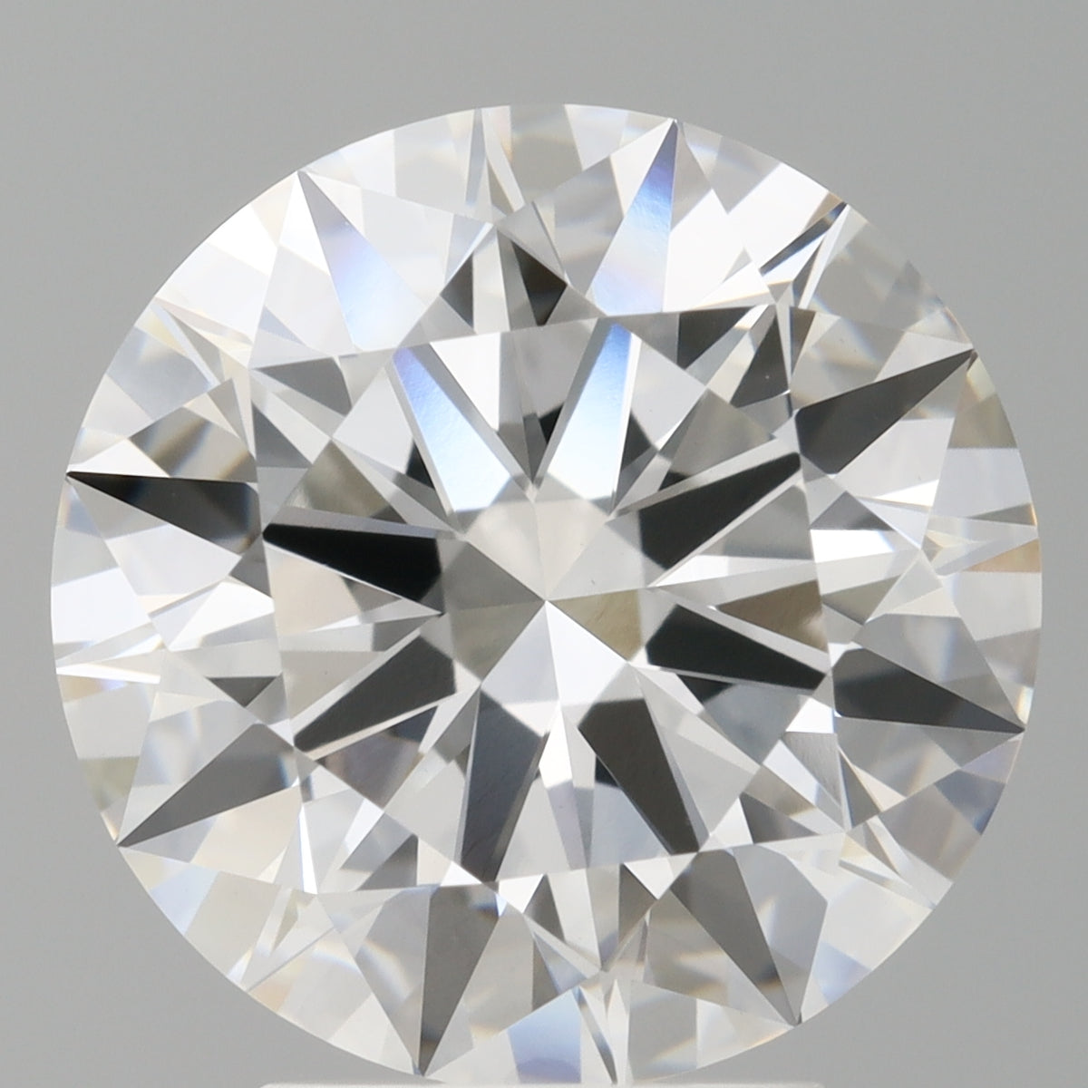 4.10 Carat Round Shaped, Ideal Cut, E Color, VVS2 Clarity, IGI Certified Lab Grown Diamond