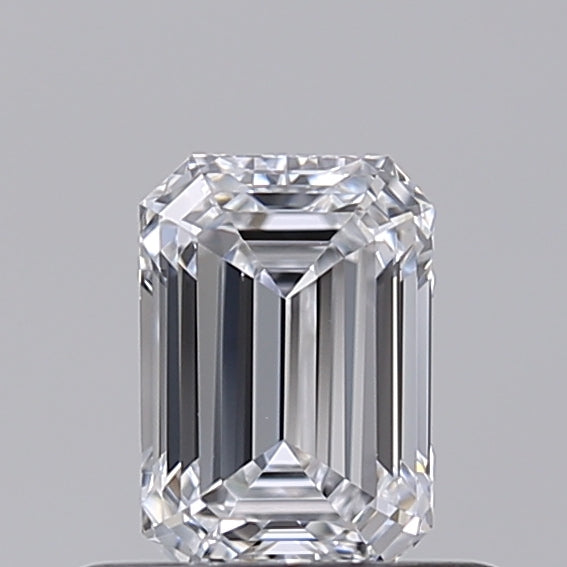 0.52 Carat Emerald Shaped, Excellent Cut, D Color, VS1 Clarity, IGI Certified Lab Grown Diamond