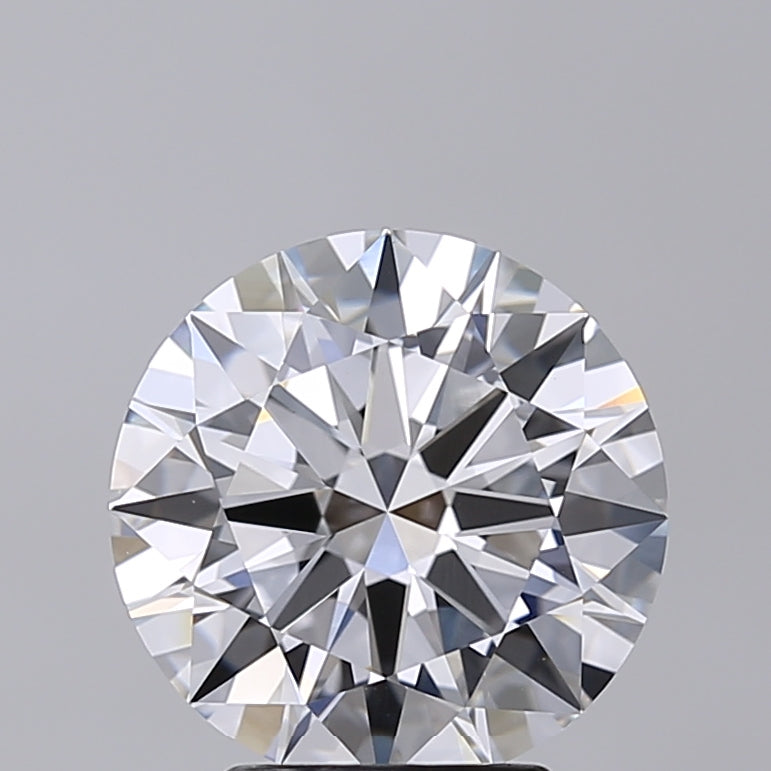 3.50 Carat Round Shaped, Excellent Cut, D Color, VVS2 Clarity, IGI Certified Lab Grown Diamond