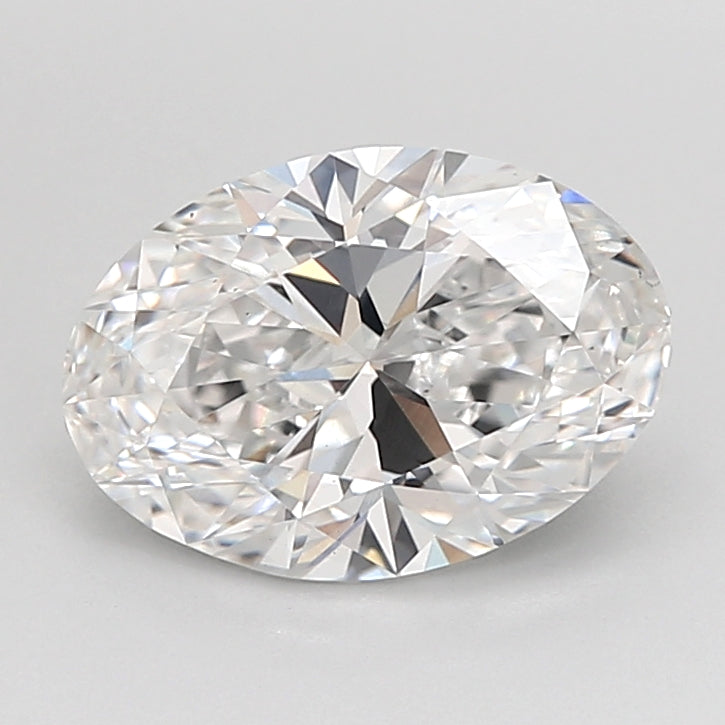 2.05 Carat Oval Shaped, Ideal Cut, D Color, VS1 Clarity, IGI Certified Lab Grown Diamond