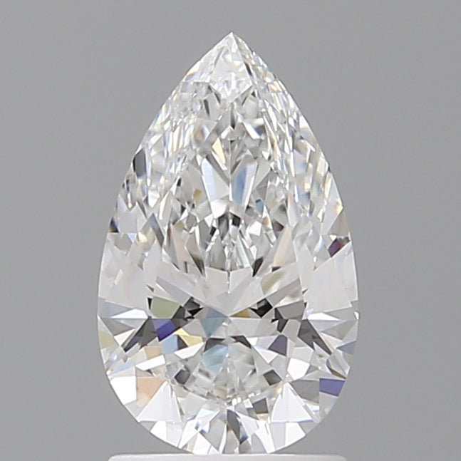 1.60 Carat Pear Shaped, Ideal Cut, D Color, VVS2 Clarity, IGI Certified Lab Grown Diamond
