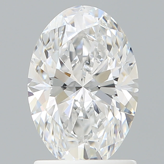 1.59 Carat Oval Shaped, Excellent Cut, D Color, VVS2 Clarity, IGI Certified Lab Grown Diamond