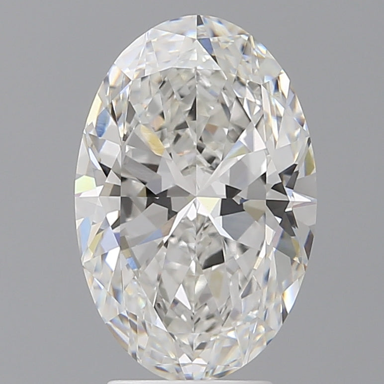 4.03 Carat Oval Shaped, Ideal Cut, F Color, VVS2 Clarity, IGI Certified Lab Grown Diamond