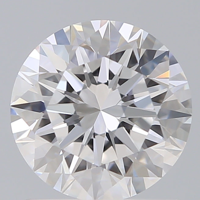 1.32 Carat Round Shaped, Excellent Cut, D Color, VVS2 Clarity, IGI Certified Lab Grown Diamond