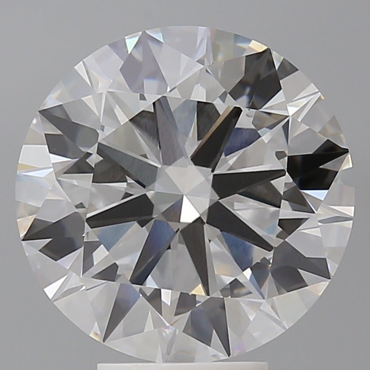 6.03 Carat Round Shaped, Excellent Cut, E Color, VVS2 Clarity, IGI Certified Lab Grown Diamond