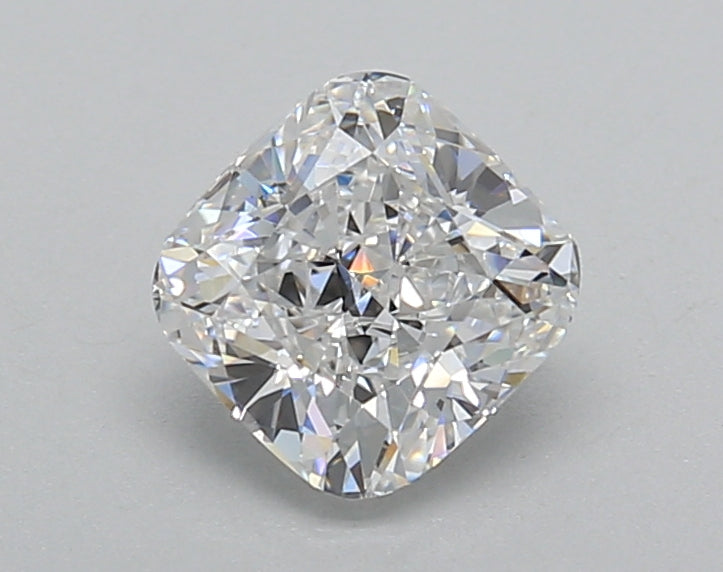 1.00 Carat Cushion Shaped, Excellent Cut, D Color, VVS2 Clarity, IGI Certified Lab Grown Diamond