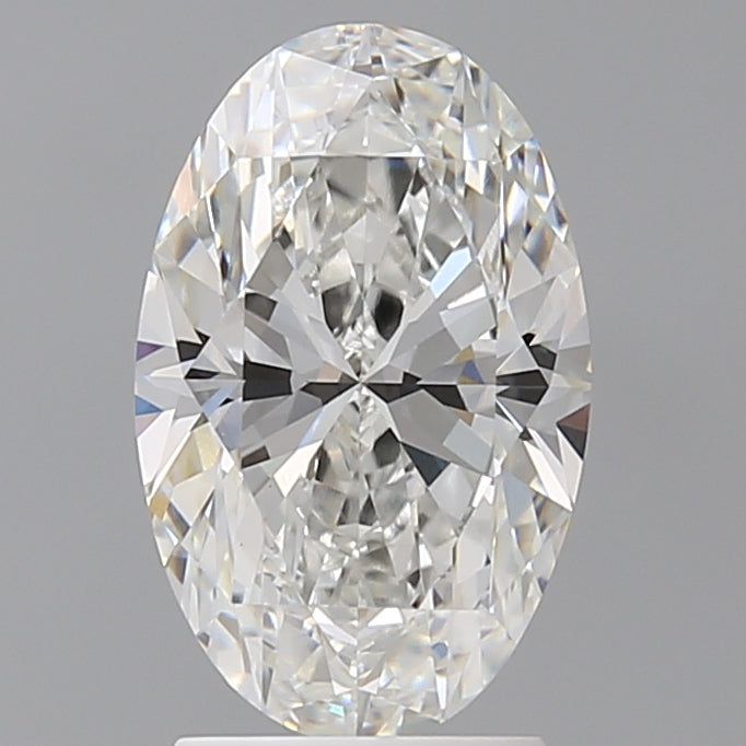 2.57 Carat Oval Shaped, Ideal Cut, E Color, VVS2 Clarity, IGI Certified Lab Grown Diamond