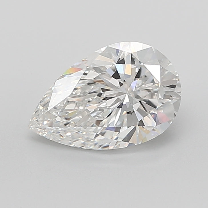 4.03 Carat Pear Shaped, Ideal Cut, E Color, VVS2 Clarity, IGI Certified Lab Grown Diamond