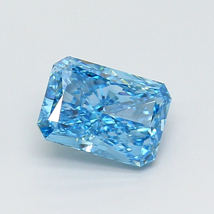1.66 Carat Radiant Shaped, Very Good Cut, VVS2 Clarity, IGI Certified Lab Grown Diamond