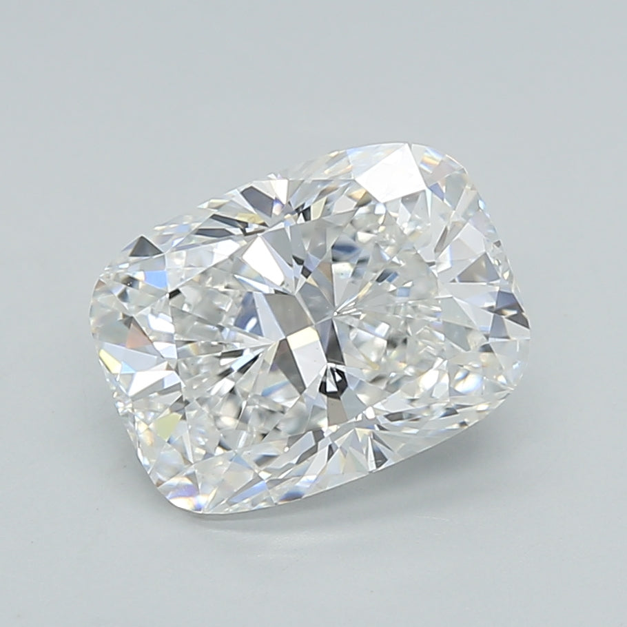 2.50 Carat Cushion Shaped, Excellent Cut, D Color, VS1 Clarity, IGI Certified Lab Grown Diamond
