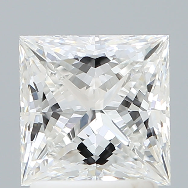 1.93 Carat Princess Shaped, Ideal Cut, E Color, VVS2 Clarity, IGI Certified Lab Grown Diamond