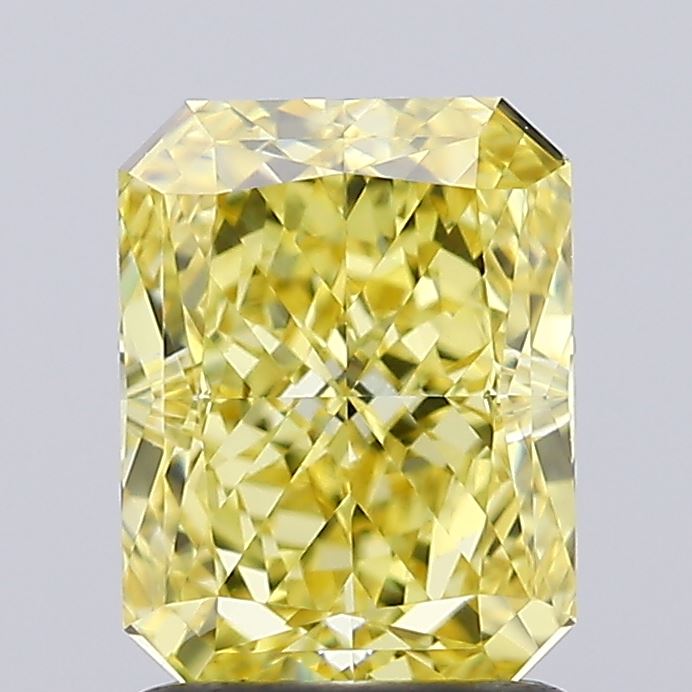 1.65 Carat Radiant Shaped, Ideal Cut, VVS2 Clarity, IGI Certified Lab Grown Diamond