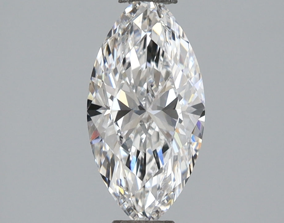 1.08 Carat Marquise Shaped, Ideal Cut, D Color, VVS2 Clarity, IGI Certified Lab Grown Diamond