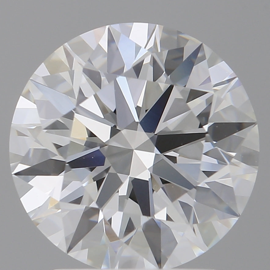 2.60 Carat Round Shaped, Ideal Cut, D Color, VVS2 Clarity, IGI Certified Lab Grown Diamond