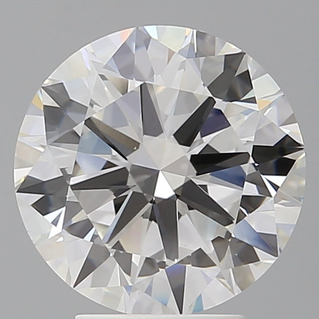 4.00 Carat Round Shaped, Excellent Cut, E Color, VVS2 Clarity, IGI Certified Lab Grown Diamond