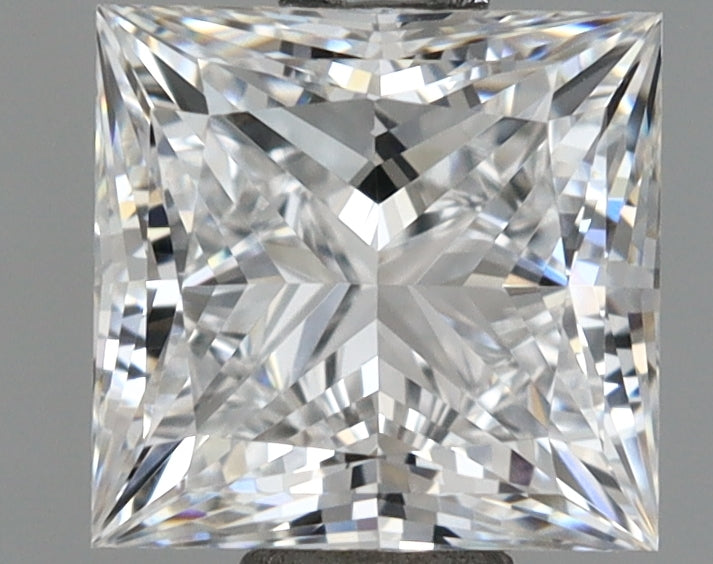 1.09 Carat Princess Shaped, Ideal Cut, D Color, IF Clarity, IGI Certified Lab Grown Diamond