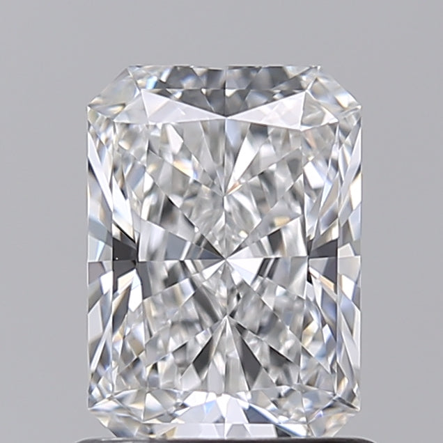 1.02 Carat Radiant Shaped, Ideal Cut, D Color, VVS2 Clarity, IGI Certified Lab Grown Diamond