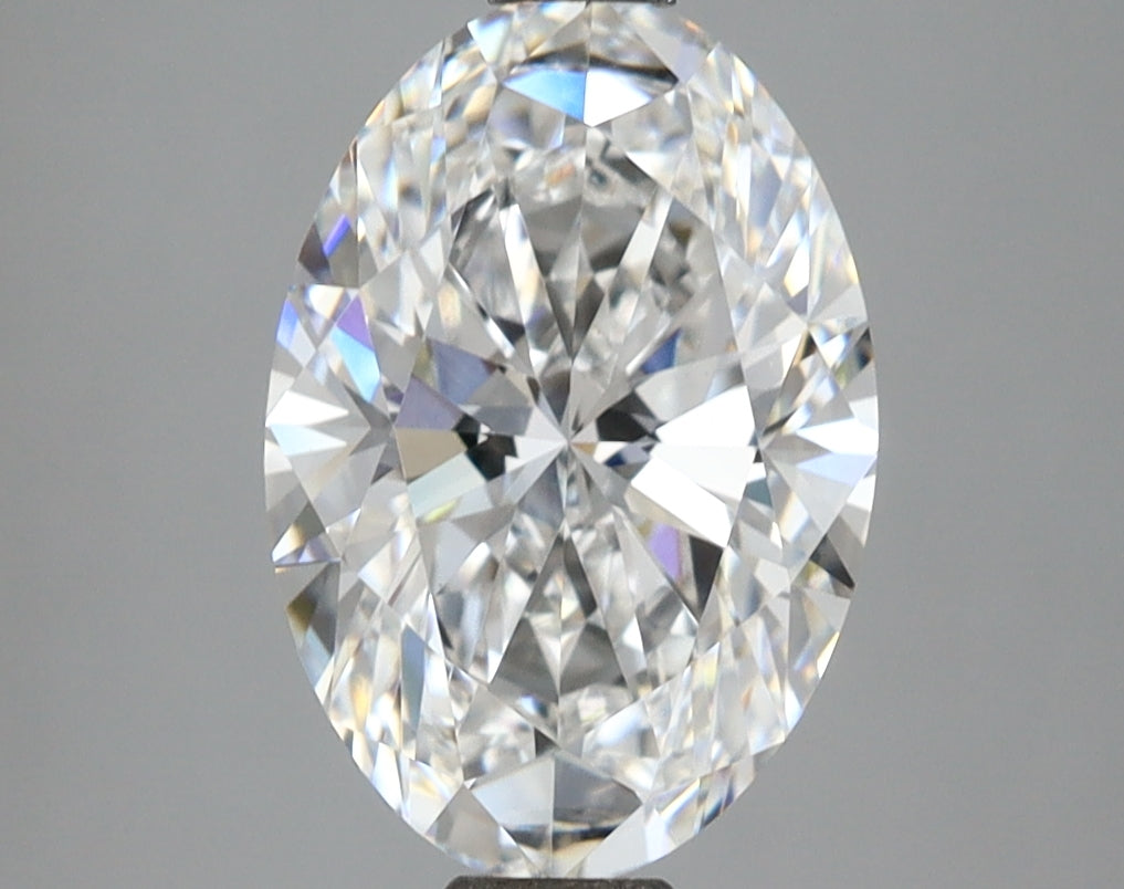 2.60 Carat Oval Shaped, Ideal Cut, D Color, VS1 Clarity, IGI Certified Lab Grown Diamond