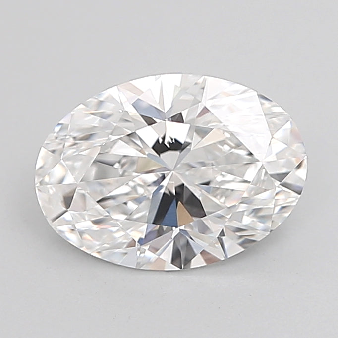 1.57 Carat Oval Shaped, Excellent Cut, D Color, VVS2 Clarity, IGI Certified Lab Grown Diamond