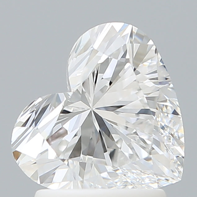 1.76 Carat Heart Shaped, Excellent Cut, D Color, VVS2 Clarity, IGI Certified Lab Grown Diamond
