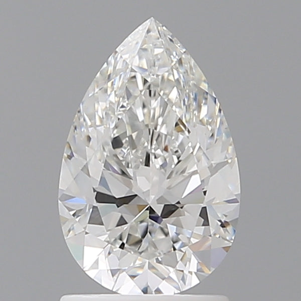 1.55 Carat Pear Shaped, Ideal Cut, F Color, VVS2 Clarity, IGI Certified Lab Grown Diamond