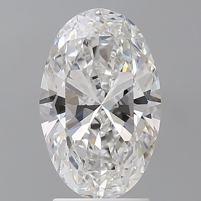 2.58 Carat Oval Shaped, Ideal Cut, D Color, VS1 Clarity, IGI Certified Lab Grown Diamond