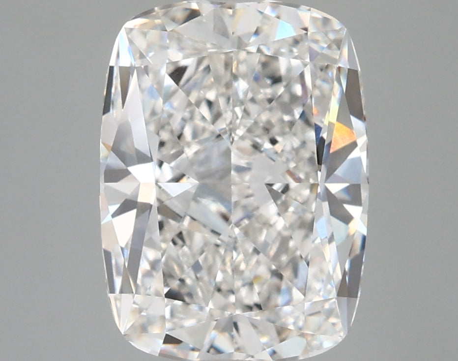 3.96 Carat Cushion Shaped, Very Good Cut, F Color, VVS2 Clarity, IGI Certified Lab Grown Diamond