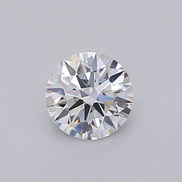 0.54 Carat Round Shaped, Ideal Cut, D Color, VVS2 Clarity, IGI Certified Lab Grown Diamond